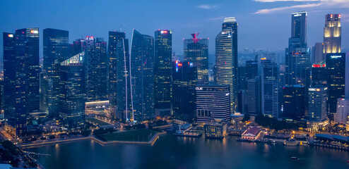 Fototapeta na wymiar Downtown. Singapore