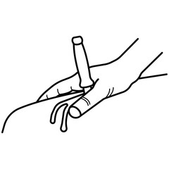 Obraz premium Stabbed In The Back Icon vector