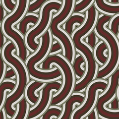 Colour Hexagon Tile Connection art background design illustration