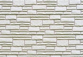 Gray brick wall. Dark abstract background. Building brick construction.