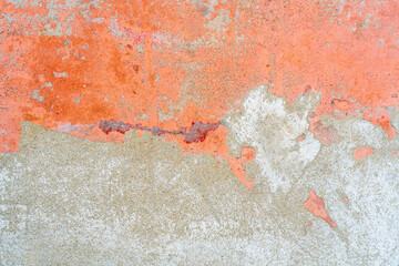 Grungy gray wall of an old house. Abstract gray background.