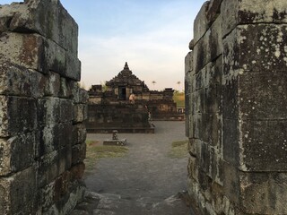 Fototapeta premium Ruins of a temple Building Old city 