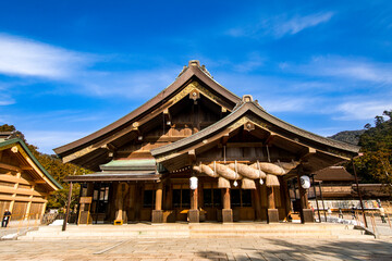 Haiden (Worship Hall) of the Izumo Taisha in Shimane, Japan