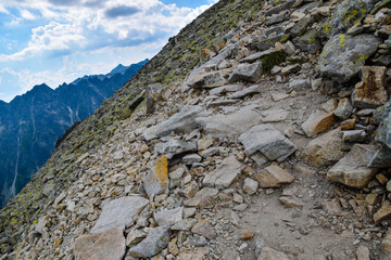 panorama of rocky mountains