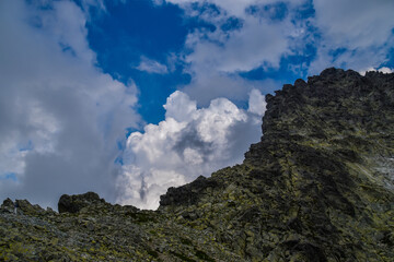 Fototapeta na wymiar panorama of rocky mountains
