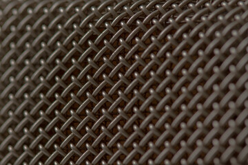 
macro texture of brown metal grid