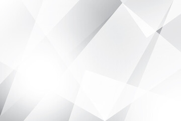 Fototapeta premium Abstract geometric white and gray color background. Vector, illustration.