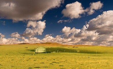 Obraz premium Tien Shan Mountains in Almaty, Kazakhstan, Central Asia