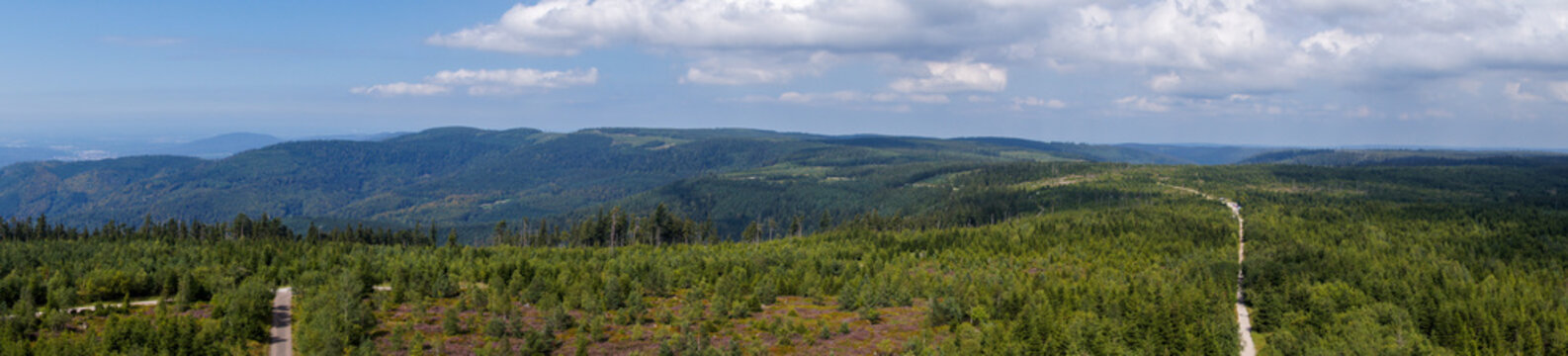 Black Forest panorama view from Kaiser Wilhelm Tower