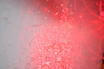 water drops on a glass