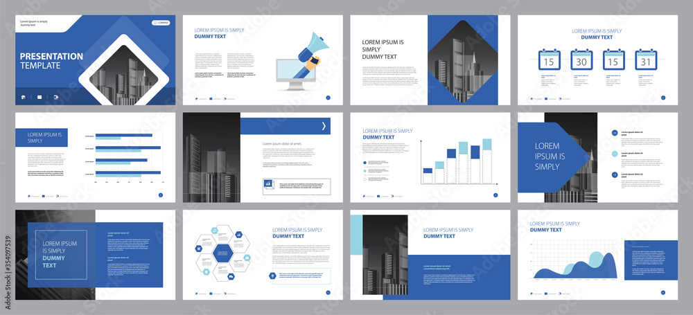 Aufkleber template presentation design and page layout design for brochure ,book , magazine,annual report and 
