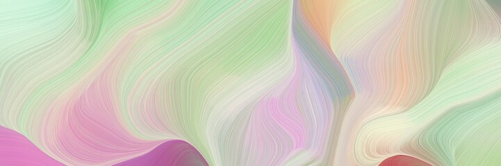 Fototapeta premium beautiful and smooth landscape orientation graphic with waves. modern waves background design with pastel gray, mulberry and pastel violet color