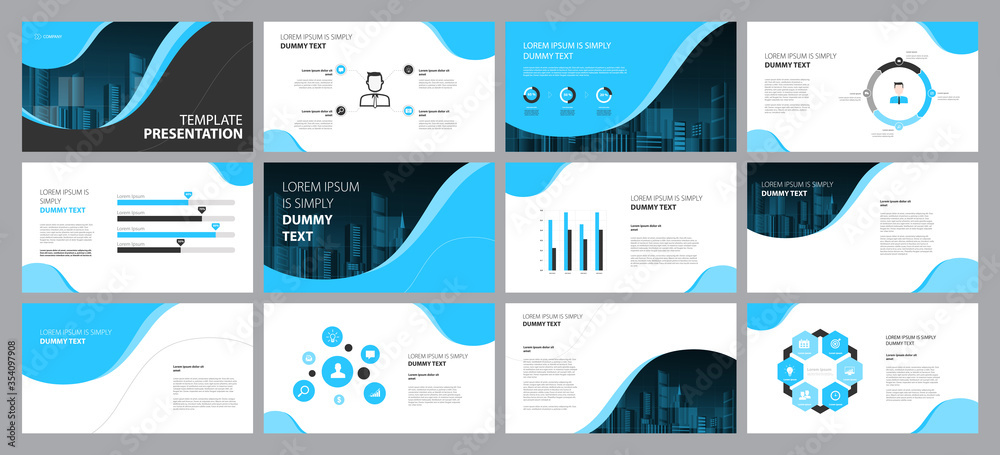 Poster presentation design template and page layout design for brochure ,book , magazine,annual report and 