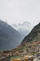 The remains of the ancient city.
old walls
Mountain View. The ruins of the ancient walls.
Upper Balkaria