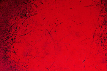 old metal painted with red paint