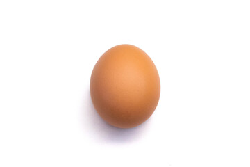 egg on a white background
Boiled or fresh chicken egg on a white background close-up