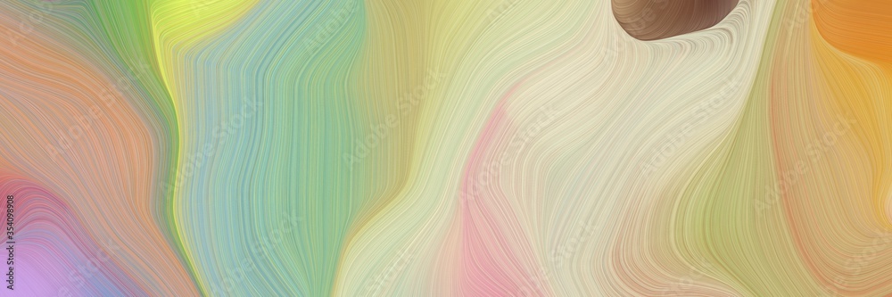 Poster beautiful and smooth background elegant graphic with tan, peru and dark sea green color. modern soft