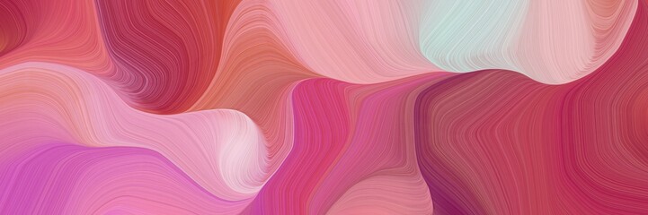 beautiful and smooth elegant graphic background with moderate pink, moderate red and thistle color. smooth swirl waves background design
