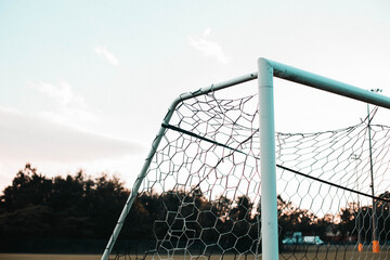 Fototapeta premium soccer goal net