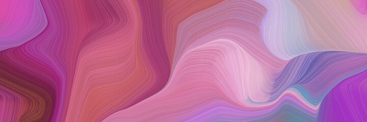 beautiful and smooth dynamic elegant graphic. contemporary waves illustration with mulberry , thistle and dark moderate pink color