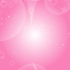 Fototapeta premium Colorful abstract background with circles and stars. Simple flat vector illustration.