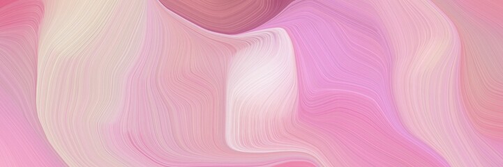 Fototapeta premium beautiful and smooth landscape orientation graphic with waves. contemporary waves illustration with pastel magenta, pastel pink and mulberry color