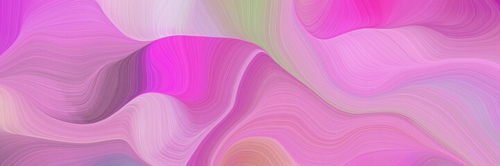 beautiful and smooth creative elegant graphic with pastel violet, medium orchid and rosy brown color. modern waves background illustration