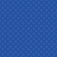 Blue polka dot background. Abstract geometric seamless pattern.