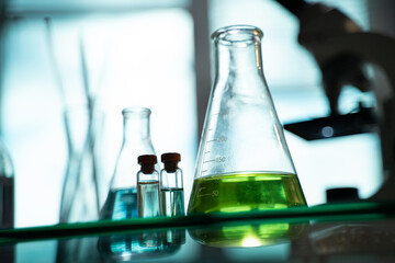 laboratory test tube with tubes