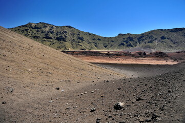 Volcanoes of the Hawaiian island of Maui. Haleakala National Park.