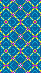 Ornate geometric pattern and abstract colored background