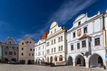 Fototapeta na wymiar View of the city of Czech Krumlov, Southern Bohemia, Czech Republic