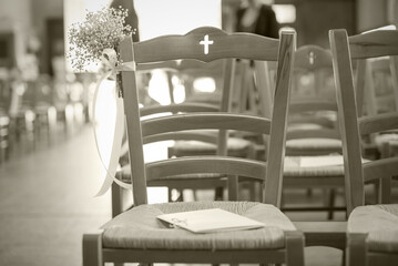 Jour de mariage, à l'église