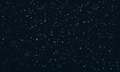 Star Sky. Space Stars Background.Glitter Particles