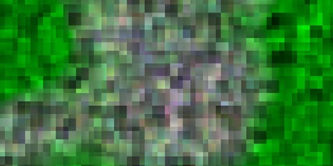 Light Green vector pattern in square style.