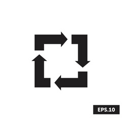 Simple Recycle icon, Simple Recycle sign/symbol vector