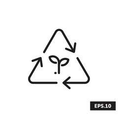 Recycle icon, Recycle sign/symbol vector