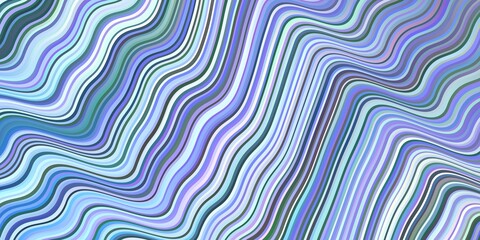 Light BLUE vector pattern with wry lines.