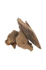 Selective Focus, Sticks Of Agar Wood Or Agarwood Background The Incense Chips Used By Burning for incense & perfumes of essential oil as Oud Or Bakhoor