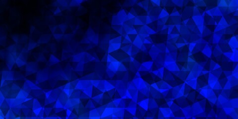Obraz premium Light BLUE vector template with crystals, triangles.