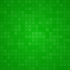 Abstract background of small squares or pixels in green colors