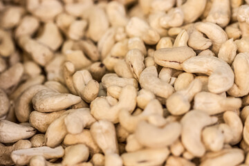 rich pile of tasty cashew