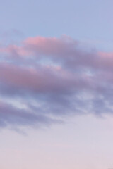Magic pink sunset clouds sky. Golden hour sky - 354115775