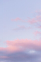 Magic pink sunset clouds sky. Golden hour sky - 354115934