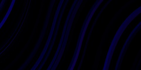 Dark Purple vector backdrop with bent lines. Bright sample with colorful bent lines, shapes. Design for your business promotion.