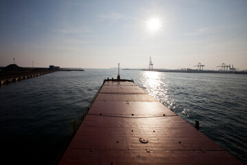 Obraz premium barco, industria, trasporte maritimo, petrolero