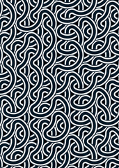 Colour Hexagon Tile Connection art background design illustration
