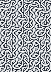 Obraz premium Colour Hexagon Tile Connection art background design illustration