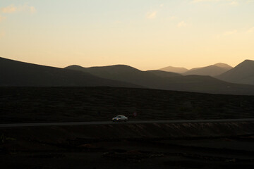 Car on a road 