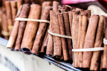 inamon sticks pile at the market